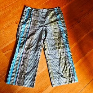 Talbots silk/cotton, lined capris size 14 lightly worn